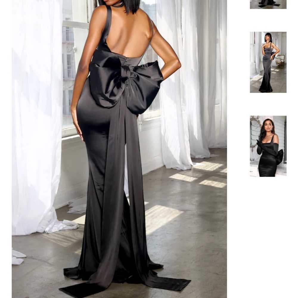 Black Bow Dress